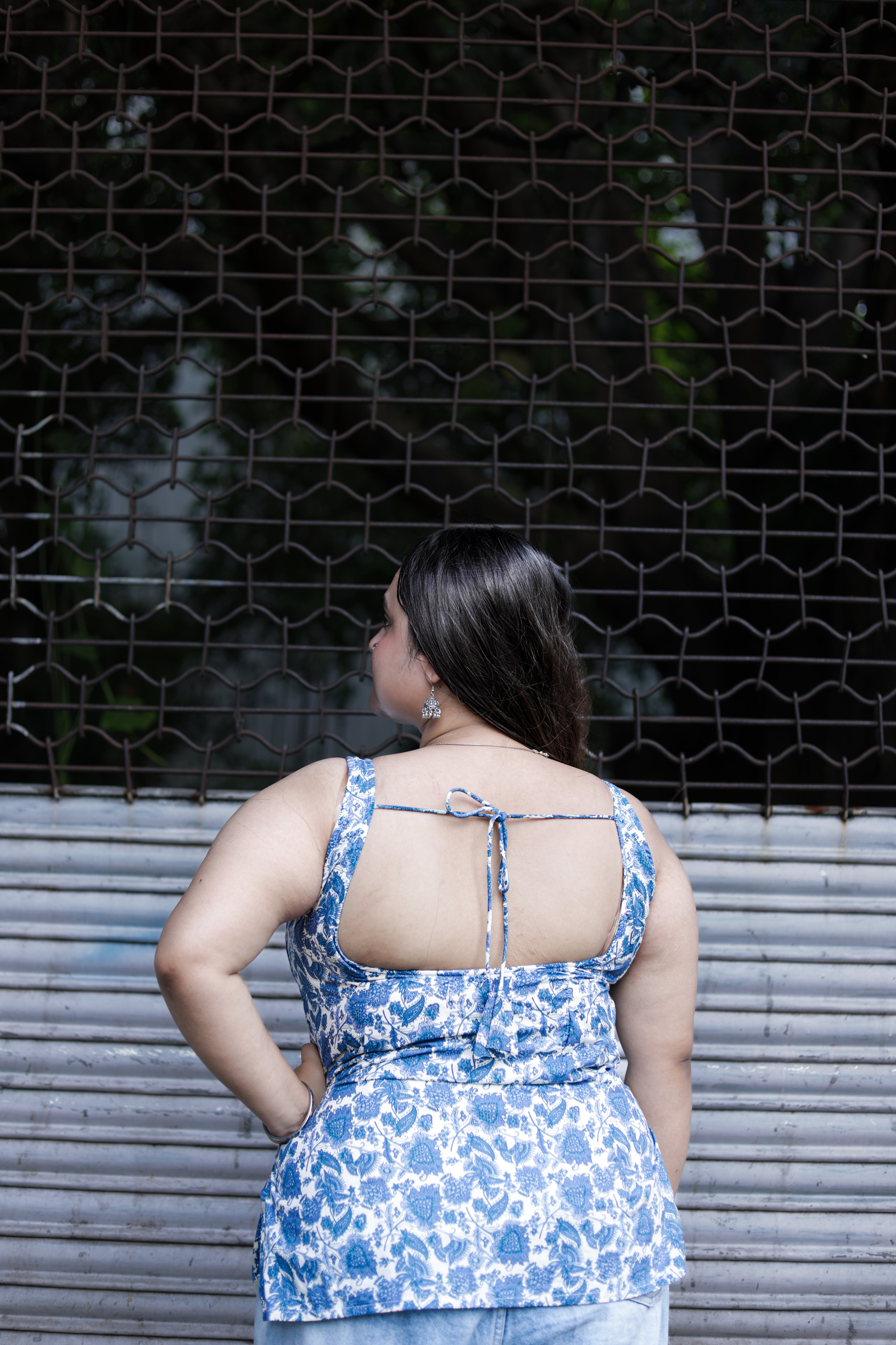 CHAND SIFARISH deep back Kurti