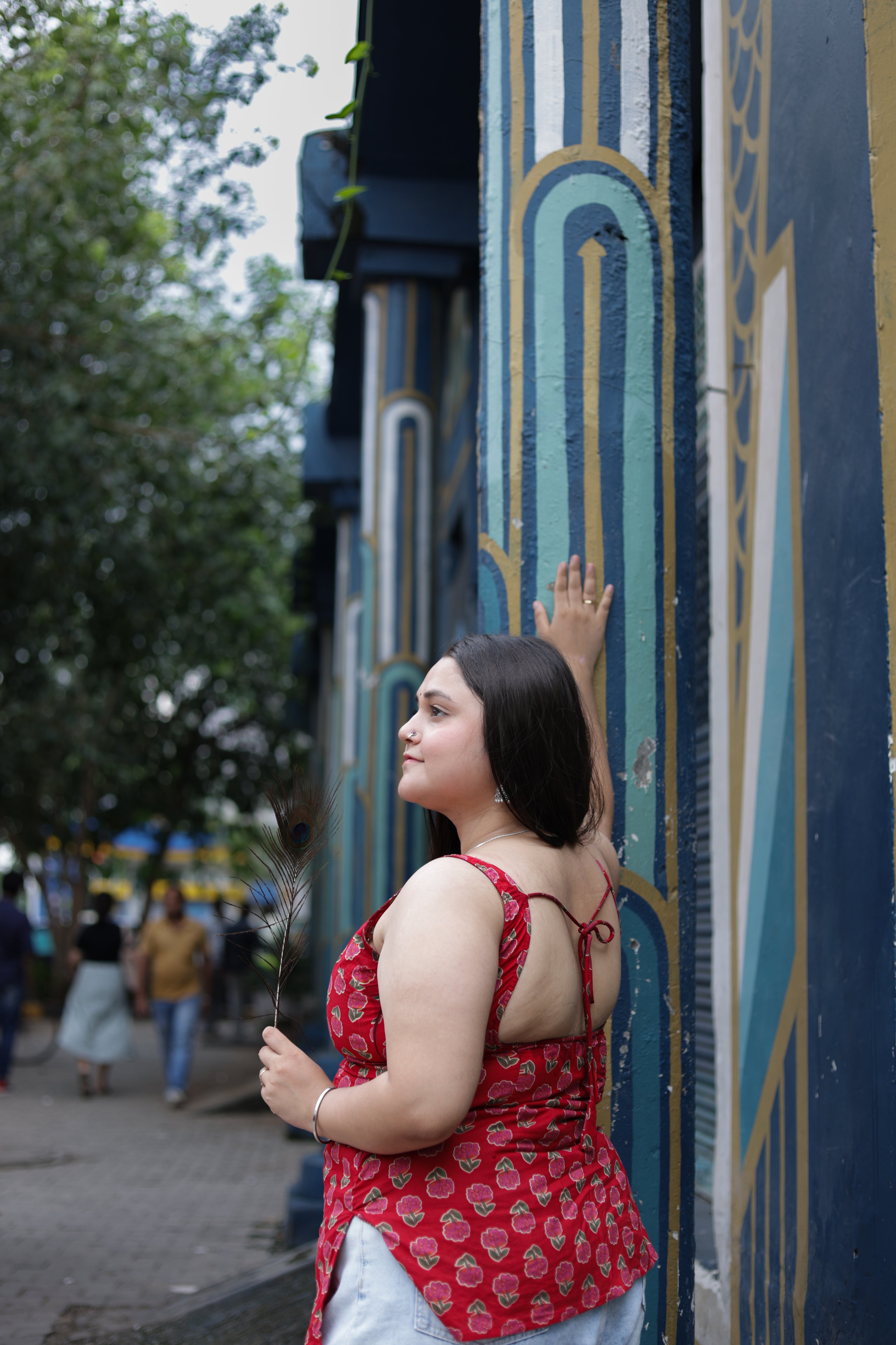DIL SE RE deep back Kurti