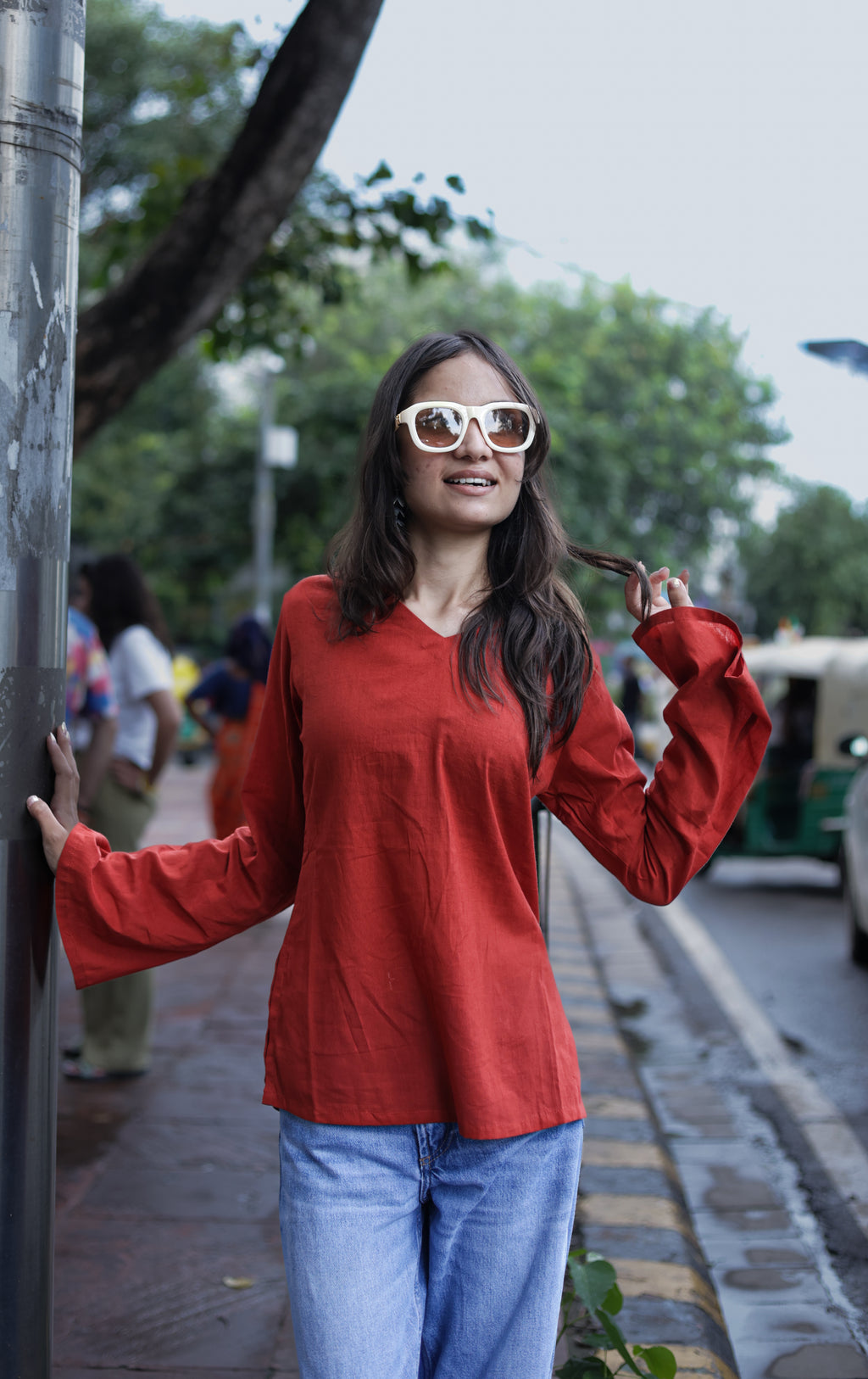 KESARIYA TERA ISHQ full sleeve kurti